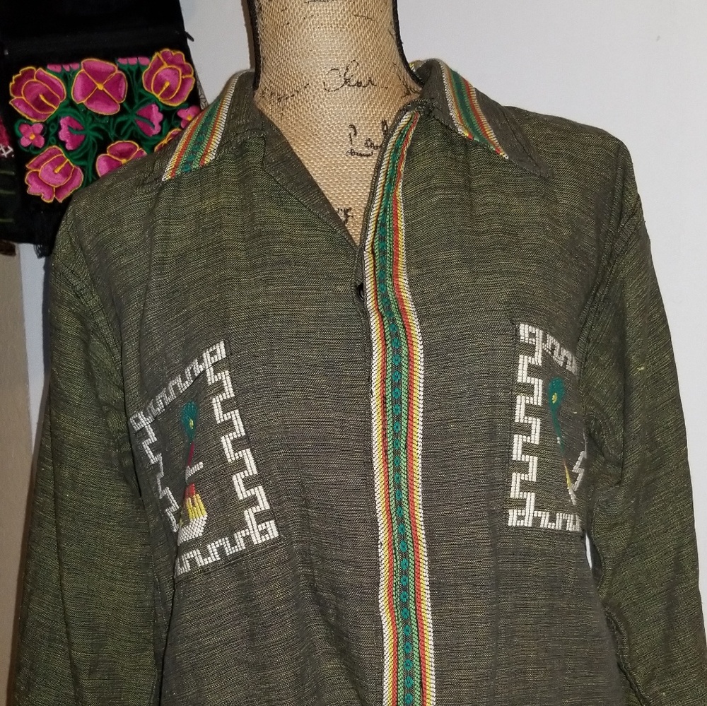 Handmade vintage button up